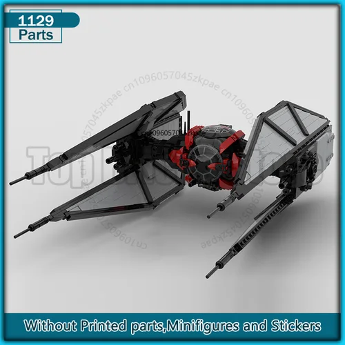 TIE Whisper MOC 빌딩 블록 TIE/wi Spacefighter DIY 조립 기술 벽돌 컬렉션 디스플레이 장난감 크리스마스 선물 1129PCS