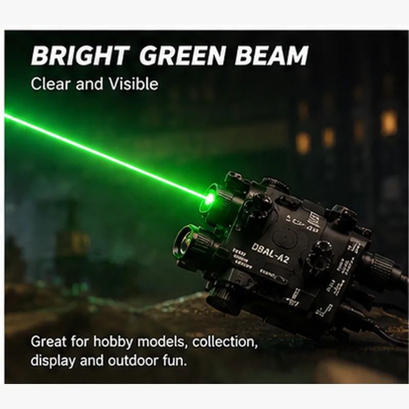 DBAL-A2 Style Model Decor Kit with Green Beam Indicator Flashlight and 3 Control Remote Switch