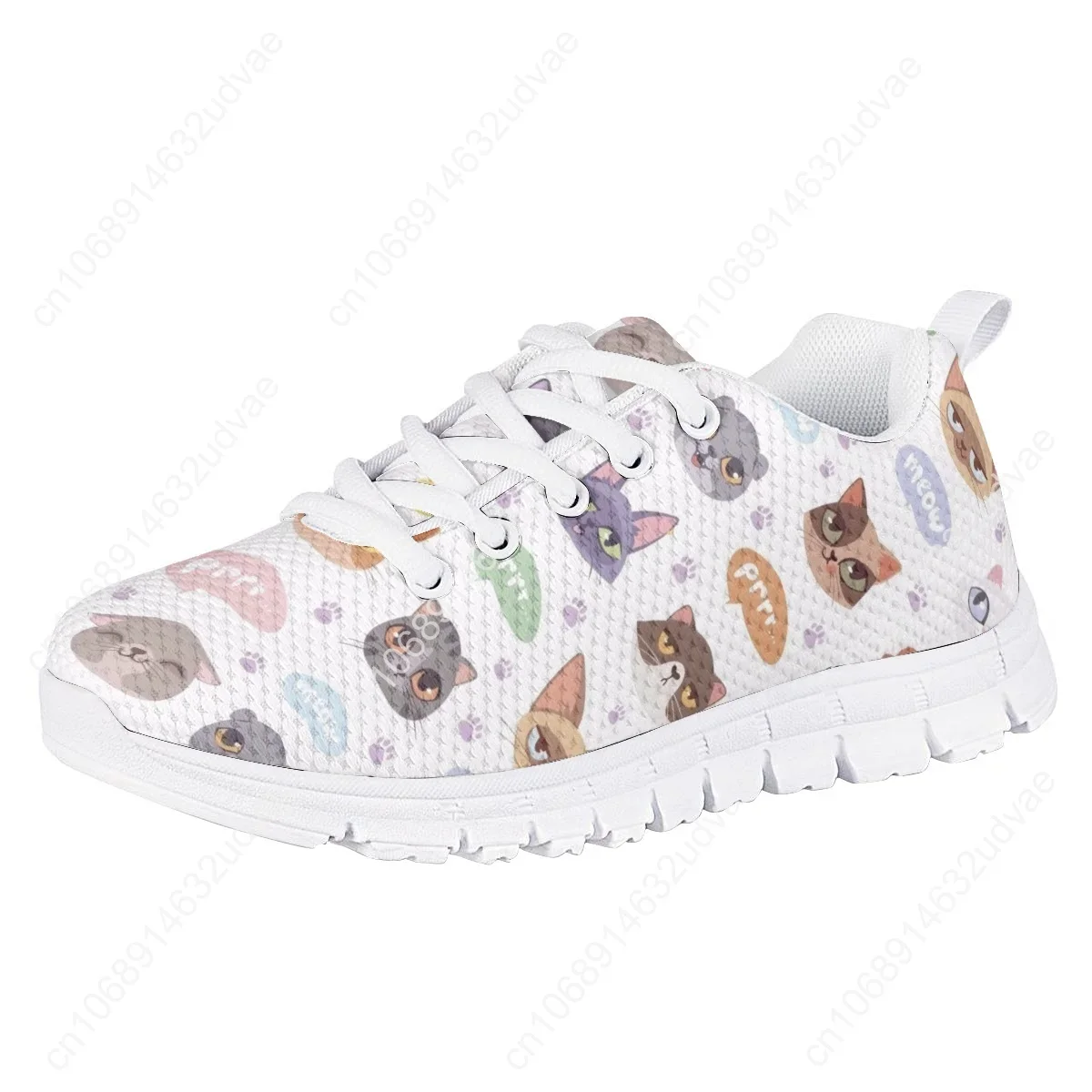 Kawaii Cartoon Katzen pfoten muster verschleiß feste Kinder laufschuhe für Jungen Mädchen schnüren Komfort Männer Basketball Turnschuhe neu