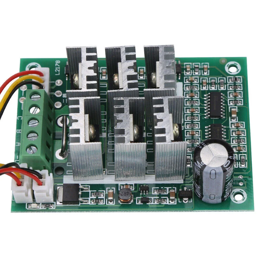 

15A DC Brushless Motor Speed Regulator PWM Controller with Adjustable Settings for CW CCW Operation Input Voltage 5 36V