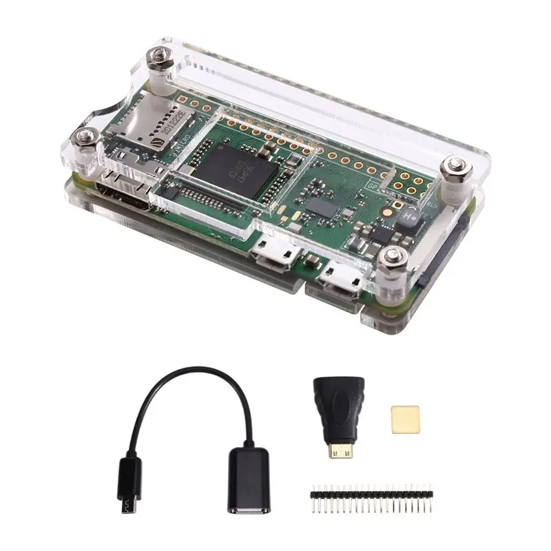 For Raspberry Pi Zero W Development Board With Header Unwelded Basic Starter Kit For Beginner Learn Program DIY-A86G