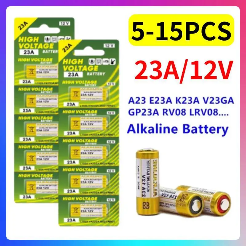 A23 23A 12V Alkaline Battery 23GA A23S E23A EL12 MN21 V23GA GP23A MS21 LRV08 For Doorbell Remote Control Electric Toy