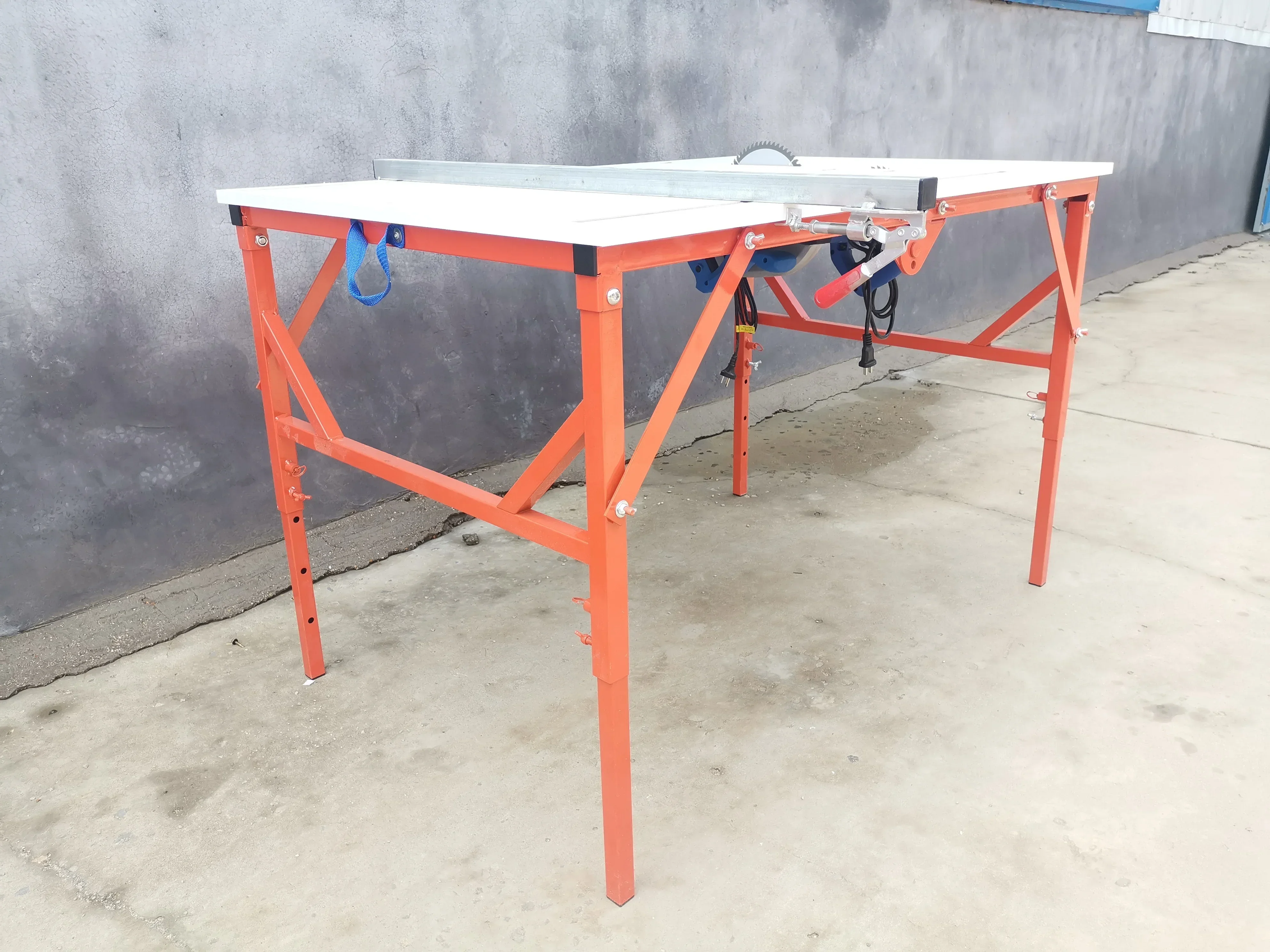 Circular mother saw small cutting saw tools easy to operate  guide rail type woodworking push table Simple sliding table saw