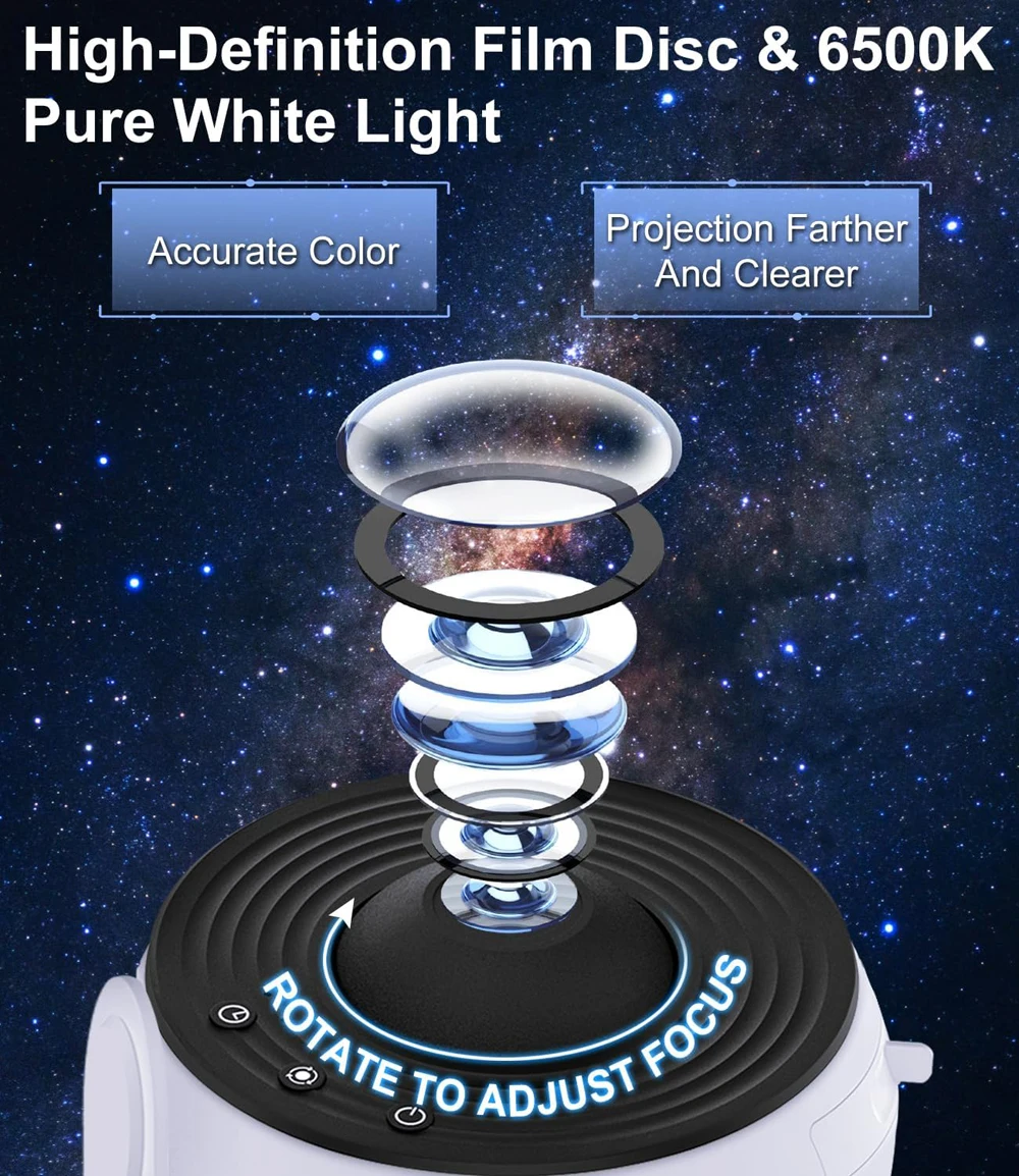 Star Projector Galaxy Light Planetarium Galaxy Projector for Bedroom Aurora Projector Night Light Projector for Kids Adults