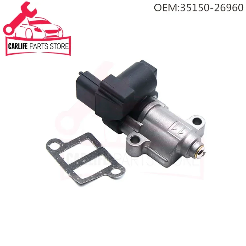 

35150-26960 3515026960 For Hyundai Accent Elantra Tiburon Kia Rio Rio5 1.6L Spectra Sportage 2006-2011 Idle Air Control Valve