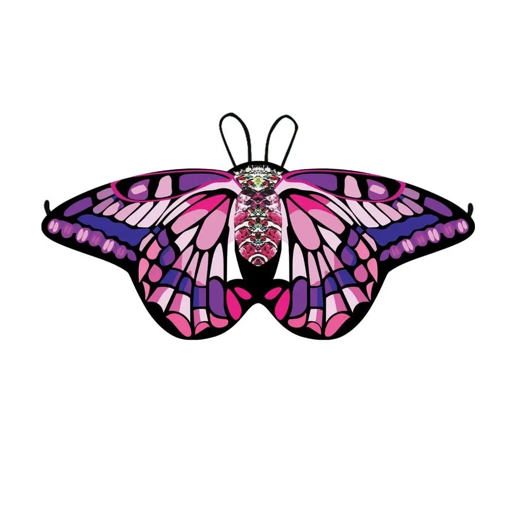Colorful Butterfly Wings Costume Cosplay Costume DIY Decorations Fairy Shawl Fancy Dress Pixie Cloak Christmas Halloween