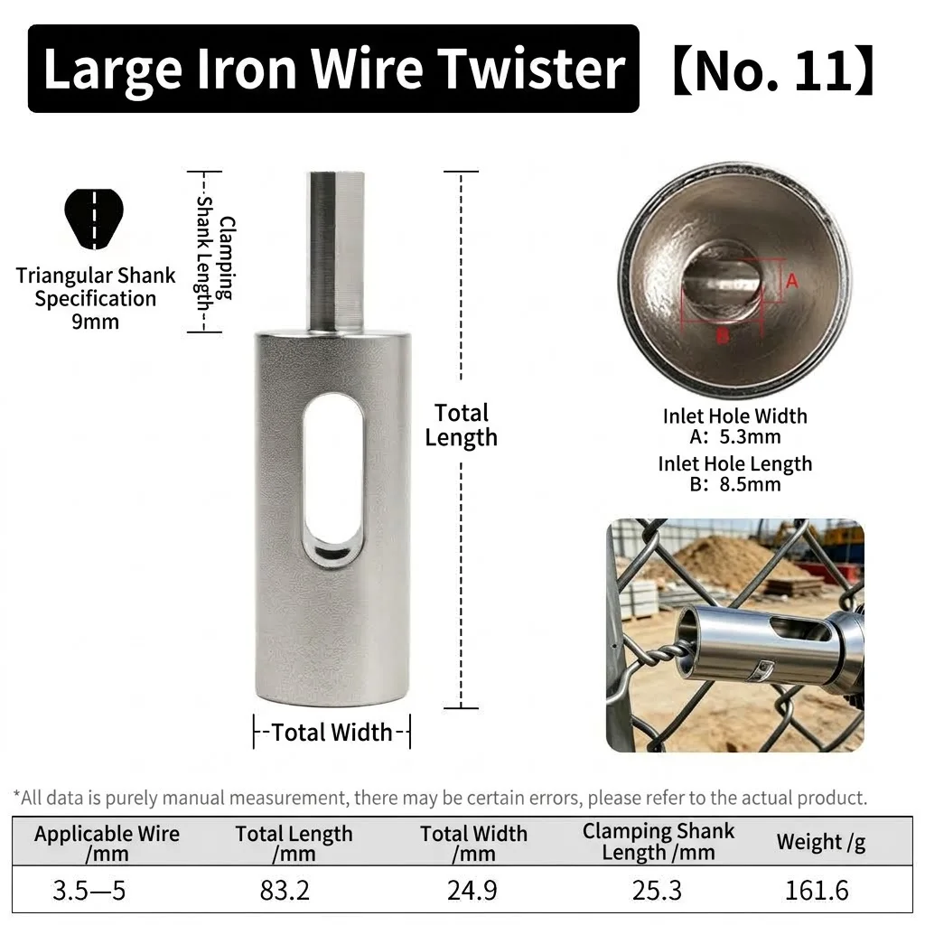 Wire Binding Tool Compatible with Electric For Drills - Carbon Steel Automatic Wire Knotting Tool for Greenhouse Setup