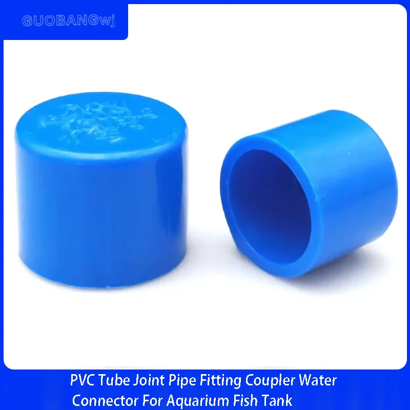 

20mm 25mm 32mm 40mm 50mm-200mm ID End Cap Plug PVC Tube Joint Pipe Fitting Coupler Water Connector For Aquarium Fish Tank