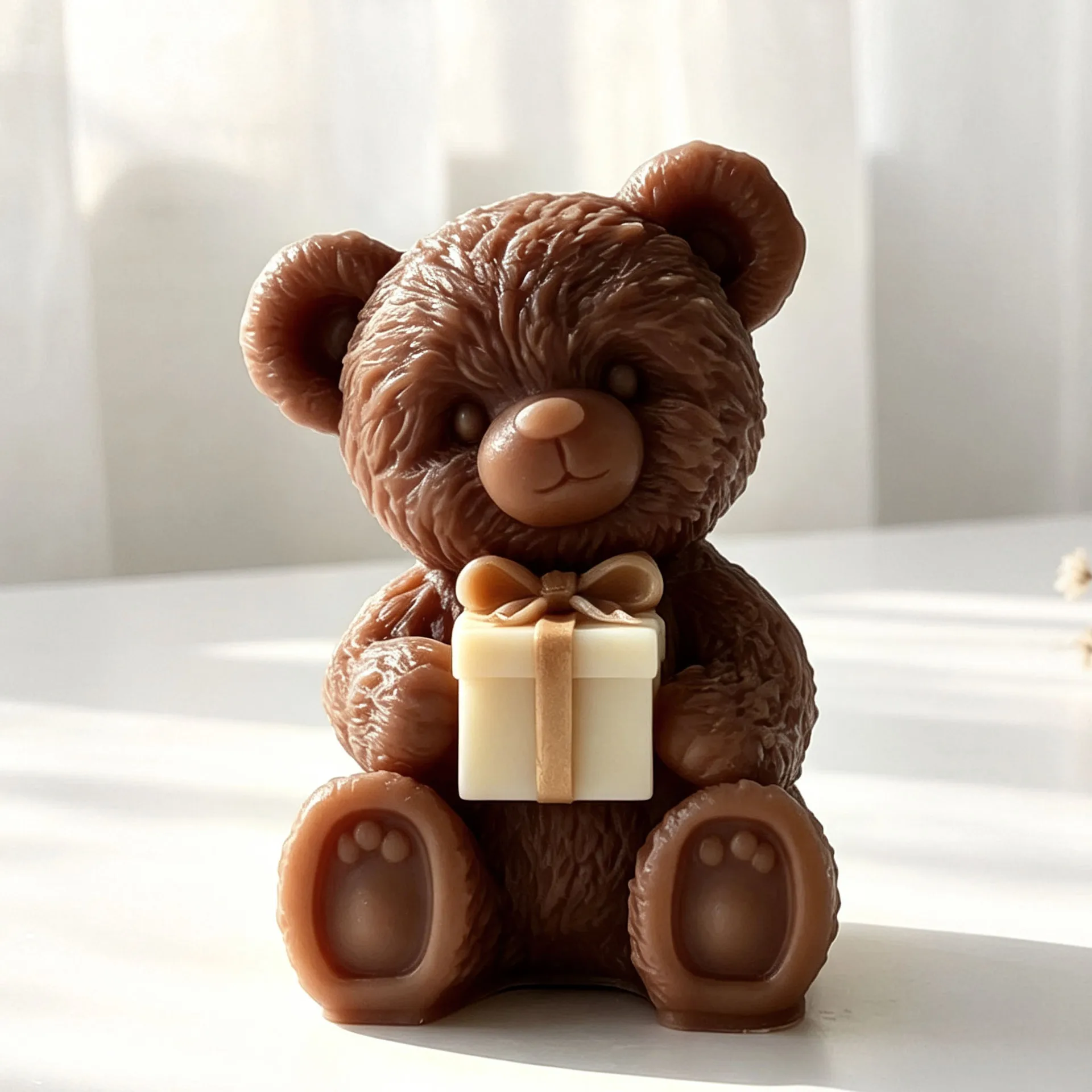 Bear Shaped Mold Flexible 3d Bear Mold Cute Bear Mold Multiple Styles For Gypsum Crafts Desk Decorations Gypsum Gifts