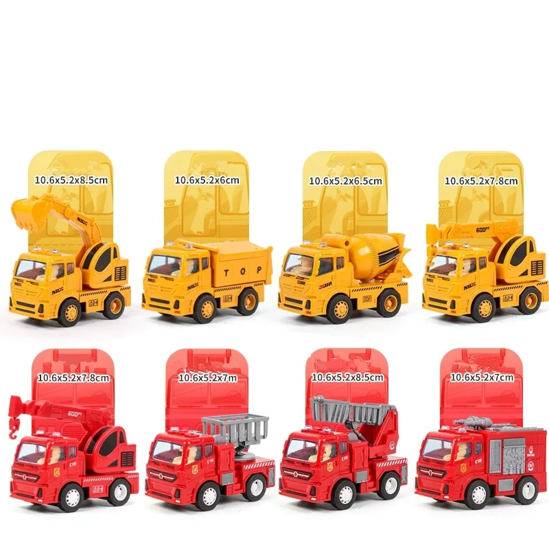 

High simulation plastic engineering transportation car models,rescue car toys,original packaging set toys,wholesale