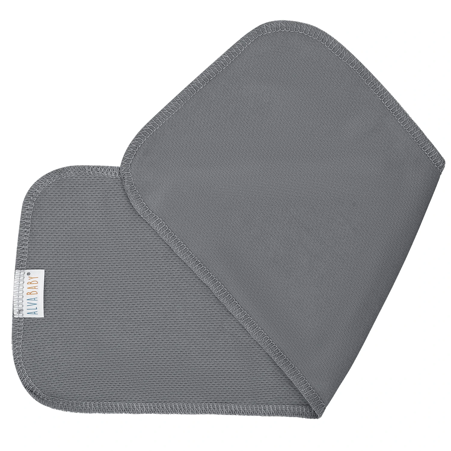 (10pcs per pack) 1-layer AWJ liners ALVABABY Reusable Nappy Liners Infant Baby Athletic Wicking Jersey Cloth Diaper Liners Grey