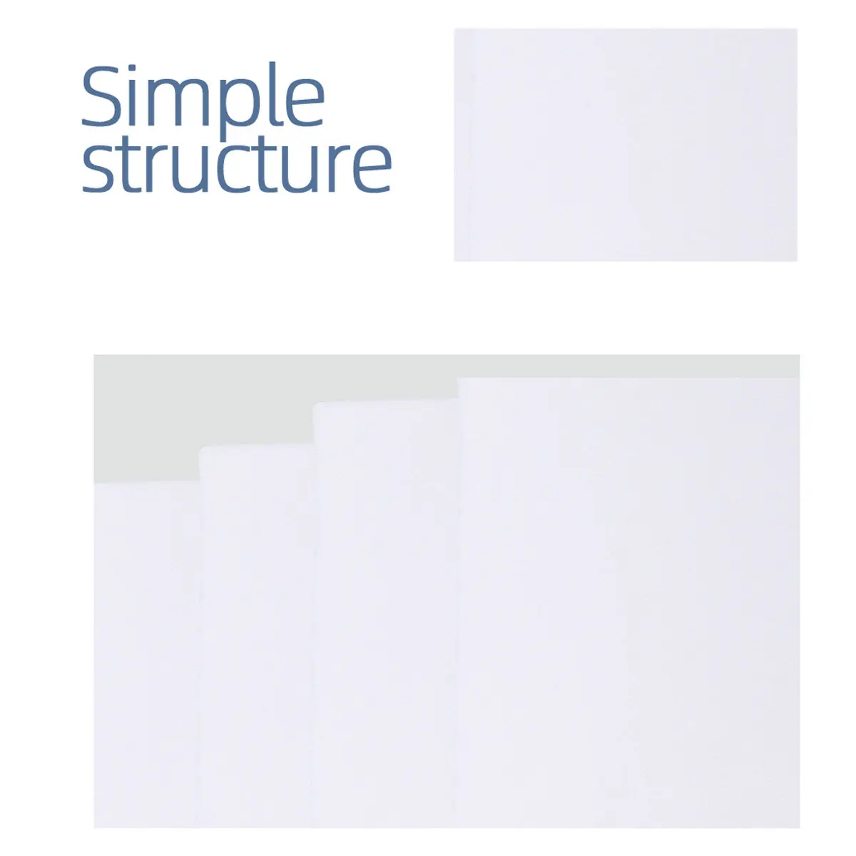 4Pcs Reusable Dry Erase Premium Self-Adhesive Whiteboard Stickers Wide Surface Compatibility Smooth Walls Cabinets