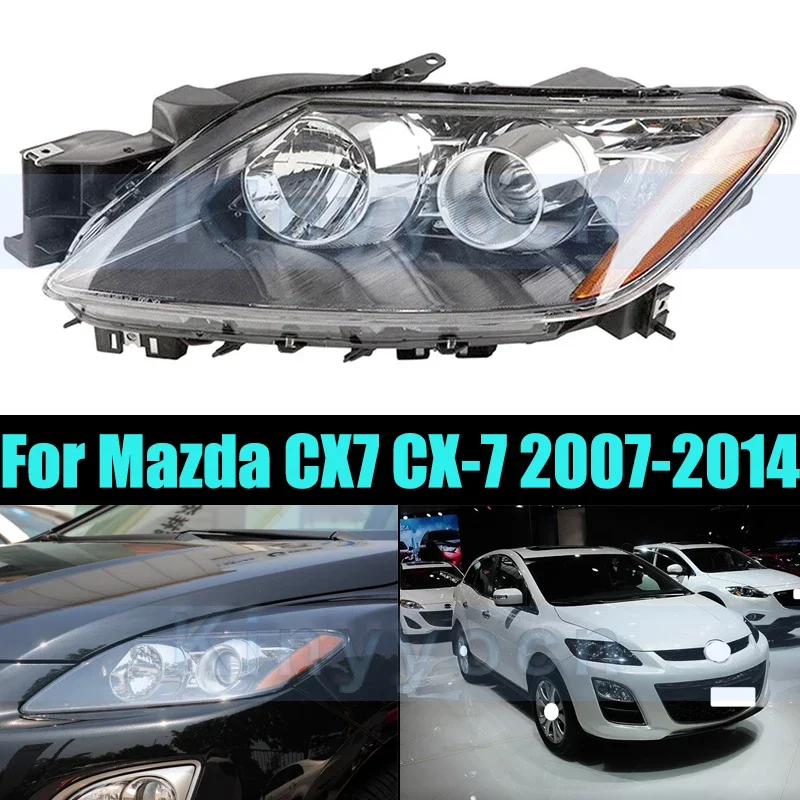 

Ксеноновый передний бампер, базовая крышка фары для Mazda CX7 CX-7 2007-2014, задняя крышка, фара, задний дом, задняя оболочка