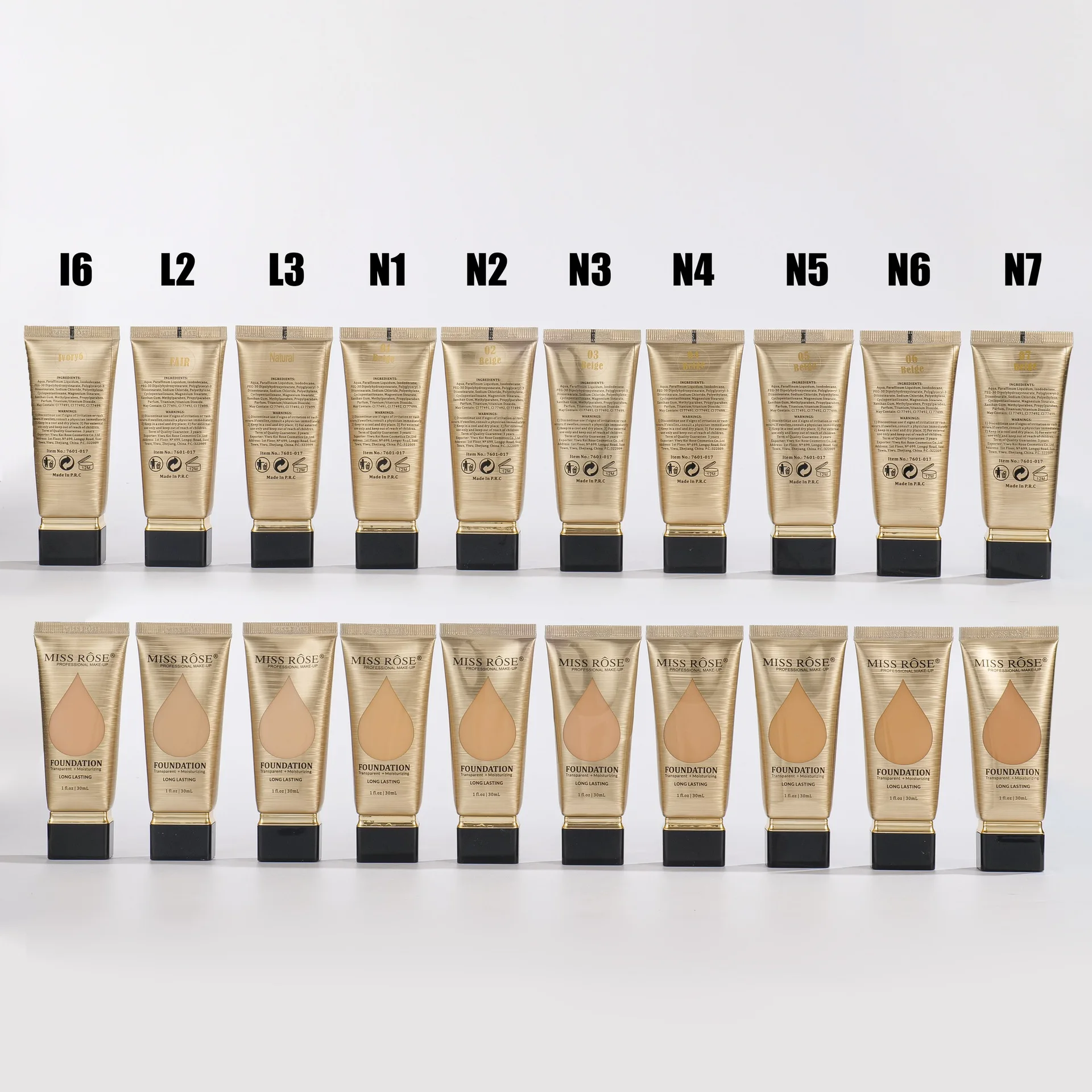 New Squeeze Tube Concealer Foundation Sweat‑proof Oil Control Makeup Long‑lasting Hydrating Coverage Facial Liquid Foundation