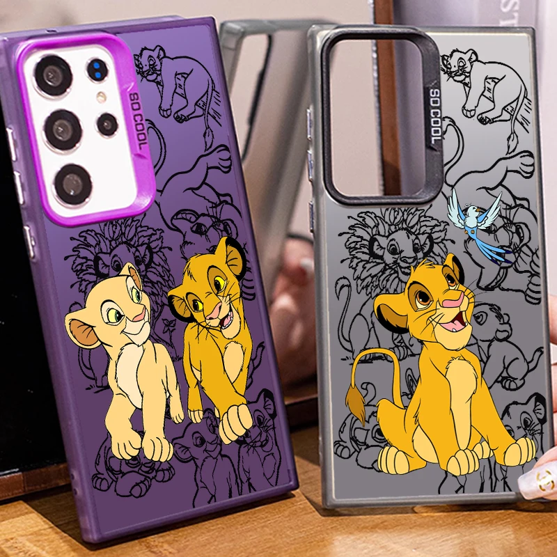 Disney Lion King Nala For Samsung Galaxy S24 S23 S22 S21 S20 Note 20 Ultra Plus FE 5G Colorful Silver Mobile Cover Phone Case