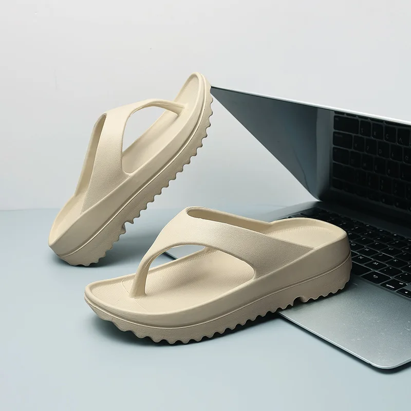 

Eva шлепанцы для женщин, новые летние нескользящие пляжные сандалии на танкетке с застежкой на носок, женские удобные тапочки на толстой подошве Pantuflas Mujer