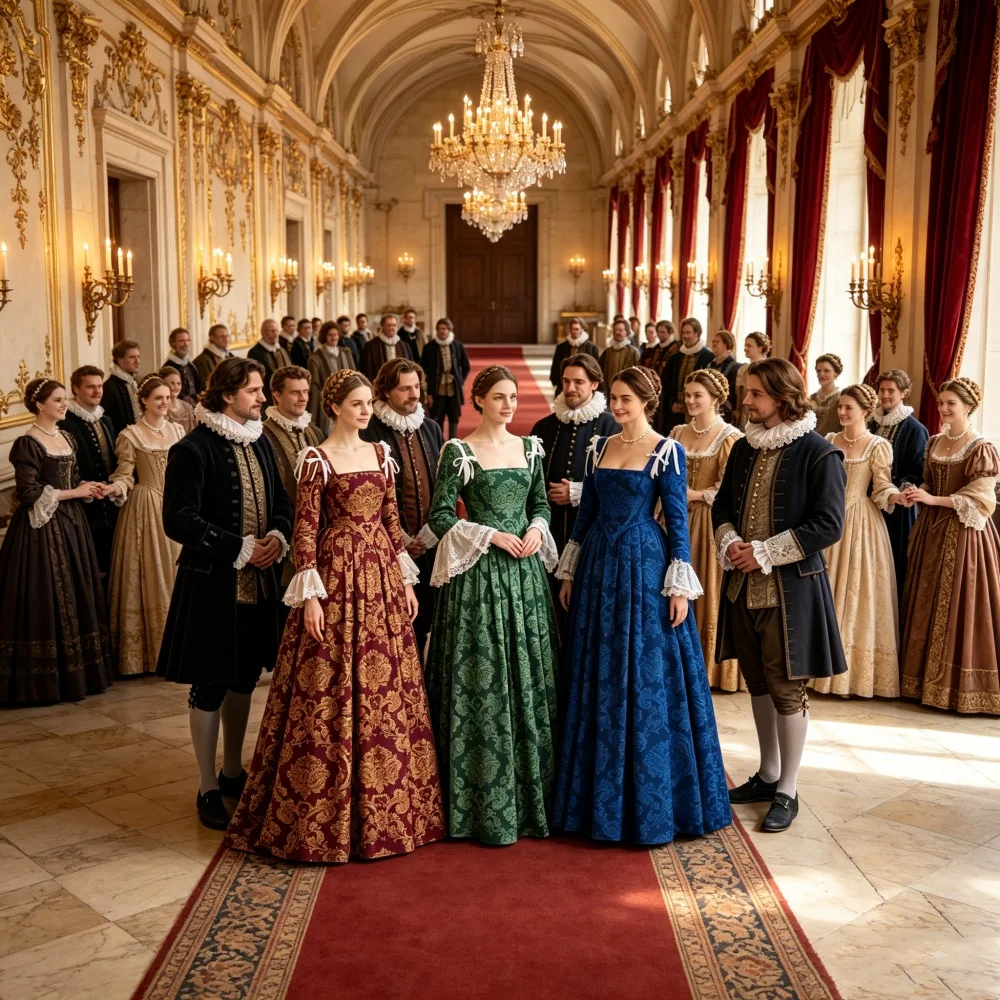 Borgia-Kostüm aus dem 16. Jahrhundert, Mittelalterliches Damenkleid aus der italienischen Renaissance, Ren Faire Kleid, Tudor-Kleid der Königin Elizabeth, Hofballkleid.