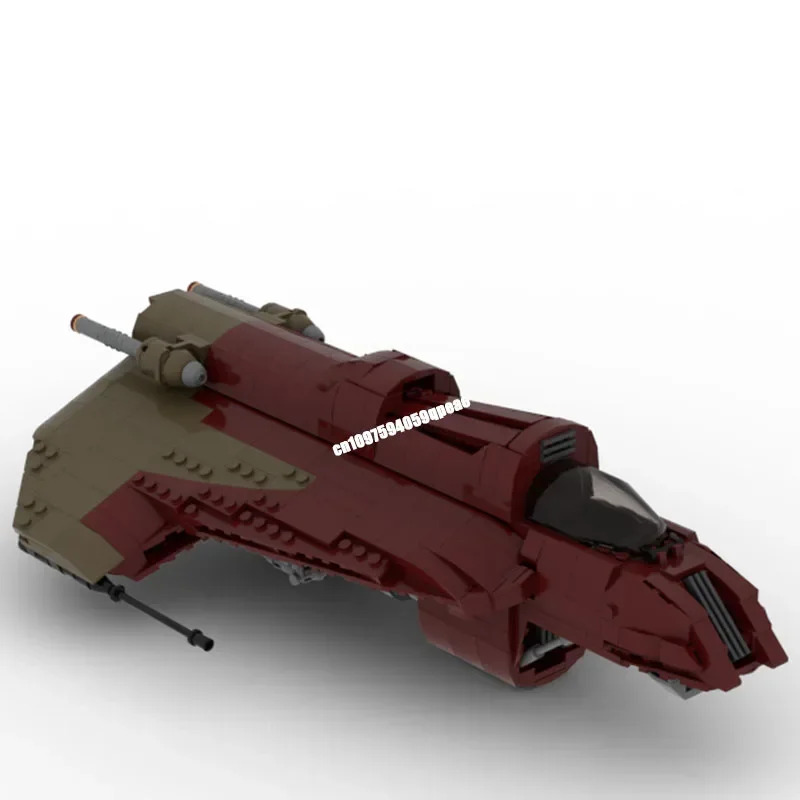 Nieuwe 876 Stuks Beroemde Star Battle Movie Moc G1-M4-C Dunelizard Fighter Model Diy Creatieve Ideeën Kid Speelgoed Verjaardagscadeau Custom puzzel