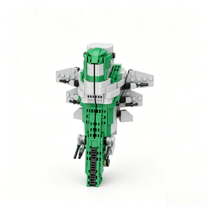 621PCS MOC EVE Online Keres Gallente Federation Frigate Sci-Fi Spaceship Model Custom Building Blocks Educational Assembly Toy