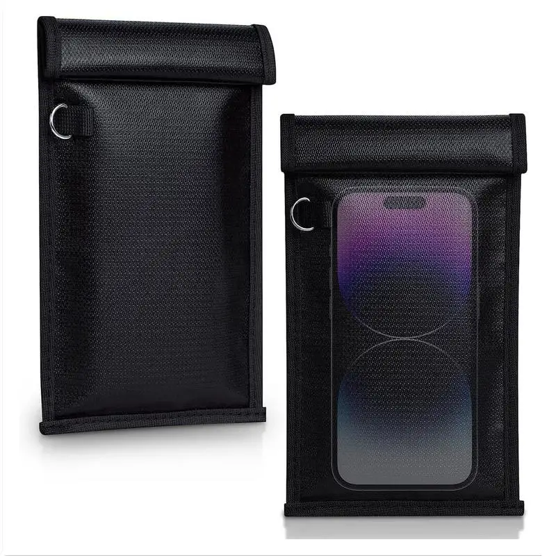 Signal Blocking Key Protector Flame Retardant Key And Phone Signal Blocking Bag Electronics Data Security Organizer Anti-Theft