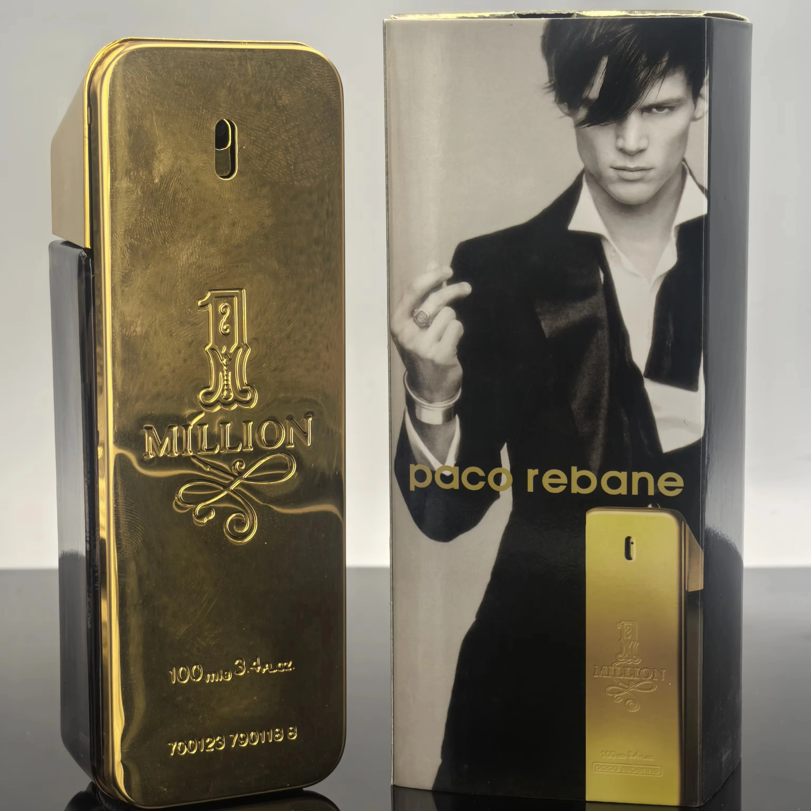 100ml Original Million Gold Rabanne Man's Perfume Luxury Arab Cologne Pheromone Parfumes Body Spray Long-Lasting Fragrance Gift