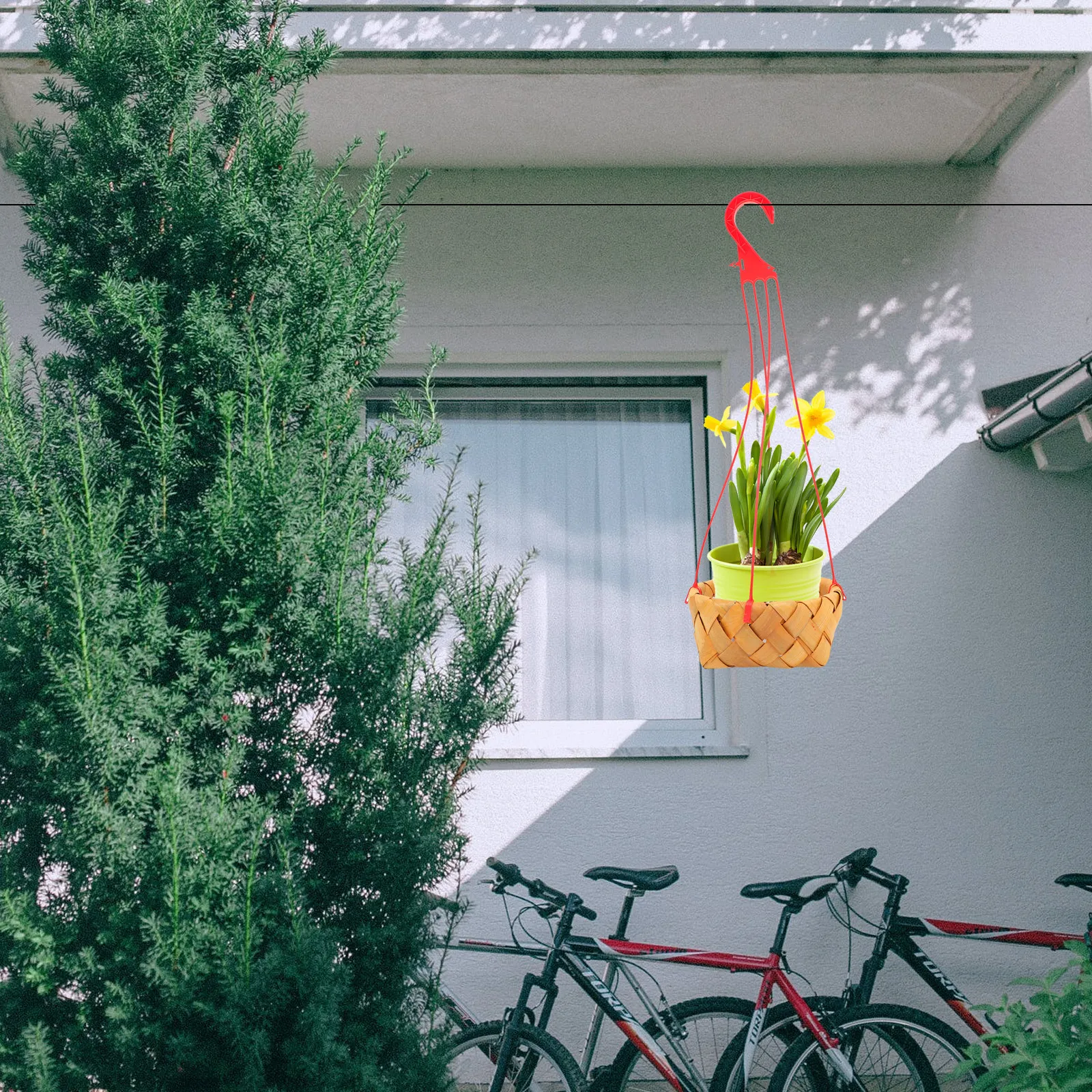 5Pcs Compact Flowerpot Hook High Quality Plastic Pot Hanger with Great Load Capacity for Window Sill Desk Living Room Decor