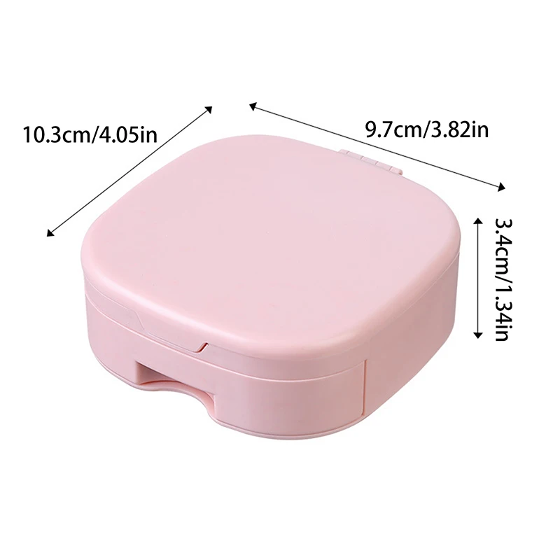 Hair Clips Storage Box With Makeup Mirror And Comb Desktop Folding Dormitory Princess Desktop Dressing Student Portable Mirror