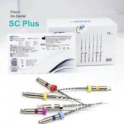 6 sztuk pilnik dentystyczny niklowo-tytanowy aktywowany ciepłem kanał korzeniowy endodontyczne pilniki obrotowe 12/25/31mm materiały stomatologiczne do silnika Endo