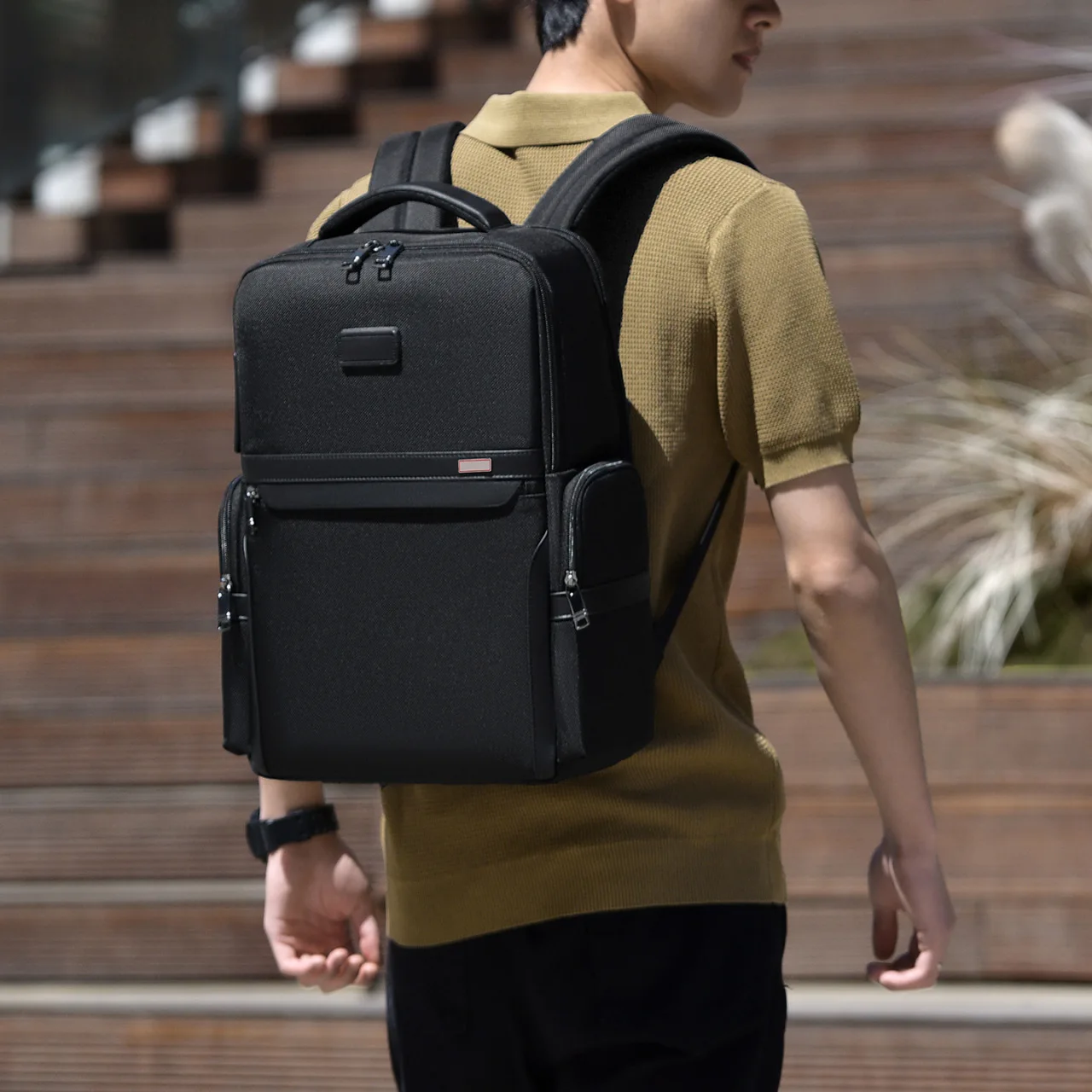 High-Capacity Waterproof Laptop Backpack for Men Trendy Lightweight Commuter Travel Bag for College,Work & Daily Use