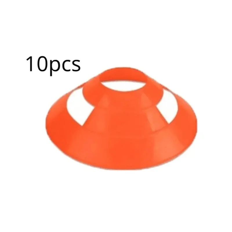 10PCS Fußball Zeichen Discs Hohl Winddicht Anti-slip Fußball Sport Training Barriere Marker Fußball Zubehör Logo Discs