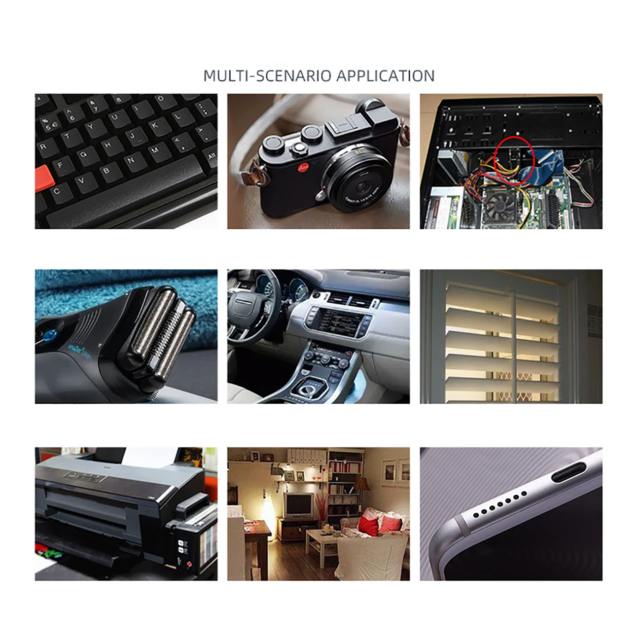 45000RPM  Wireless Air Duster Car Vacuum USB Handheld Compressed Cordless Rechargeable Keyboard  PC Laptop Cleaner Tool