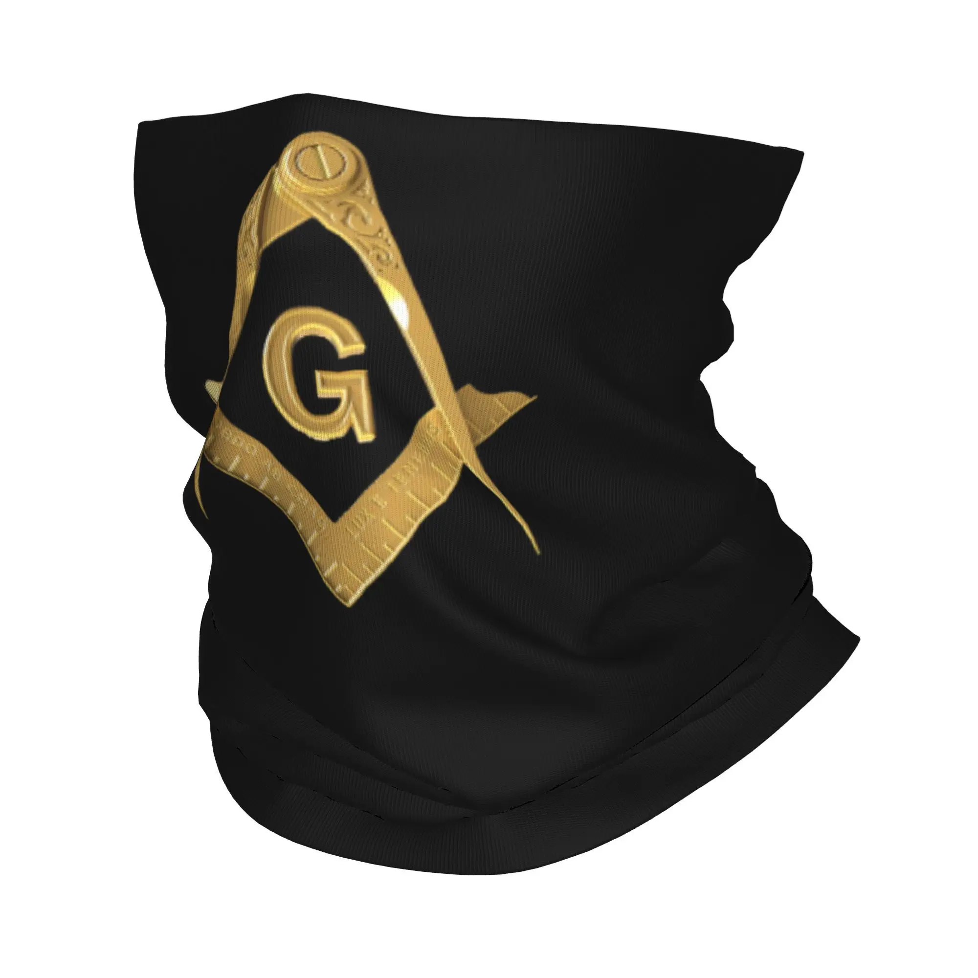 الماسونية الماسونية باندانا الرقبة الجراب المطبوعة التفاف وشاح قناع الوجه الدافئ الرياضة في الهواء الطلق للجنسين الكبار قابل للغسل