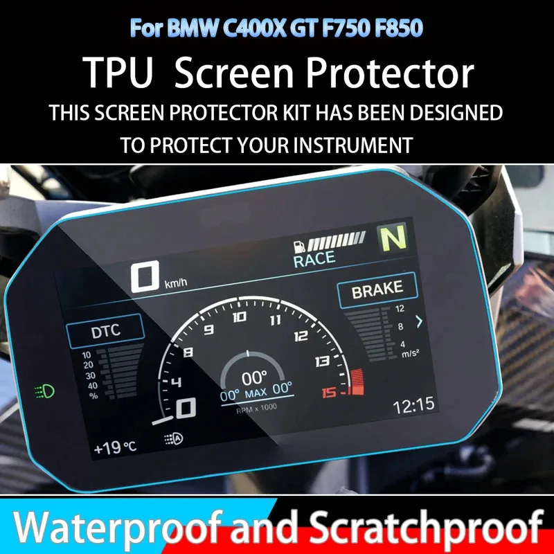 

Защитная пленка для экрана мотоцикла для BMW C400X GT F750 F850, защитная пленка для инструментов