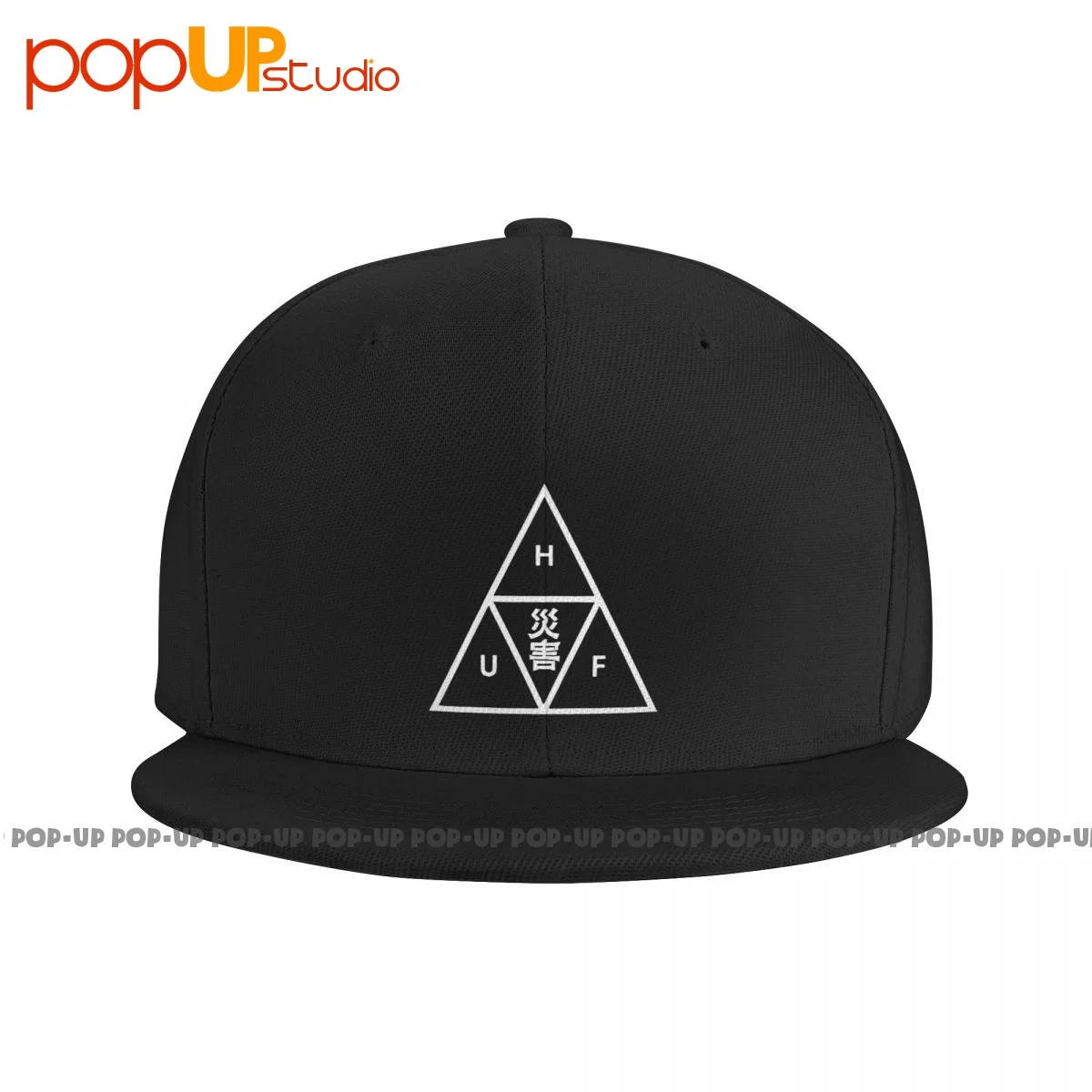 Pop Huf Memorial Triangle Pullover Snapback Cap All-Match Comfortable Baseball Caps