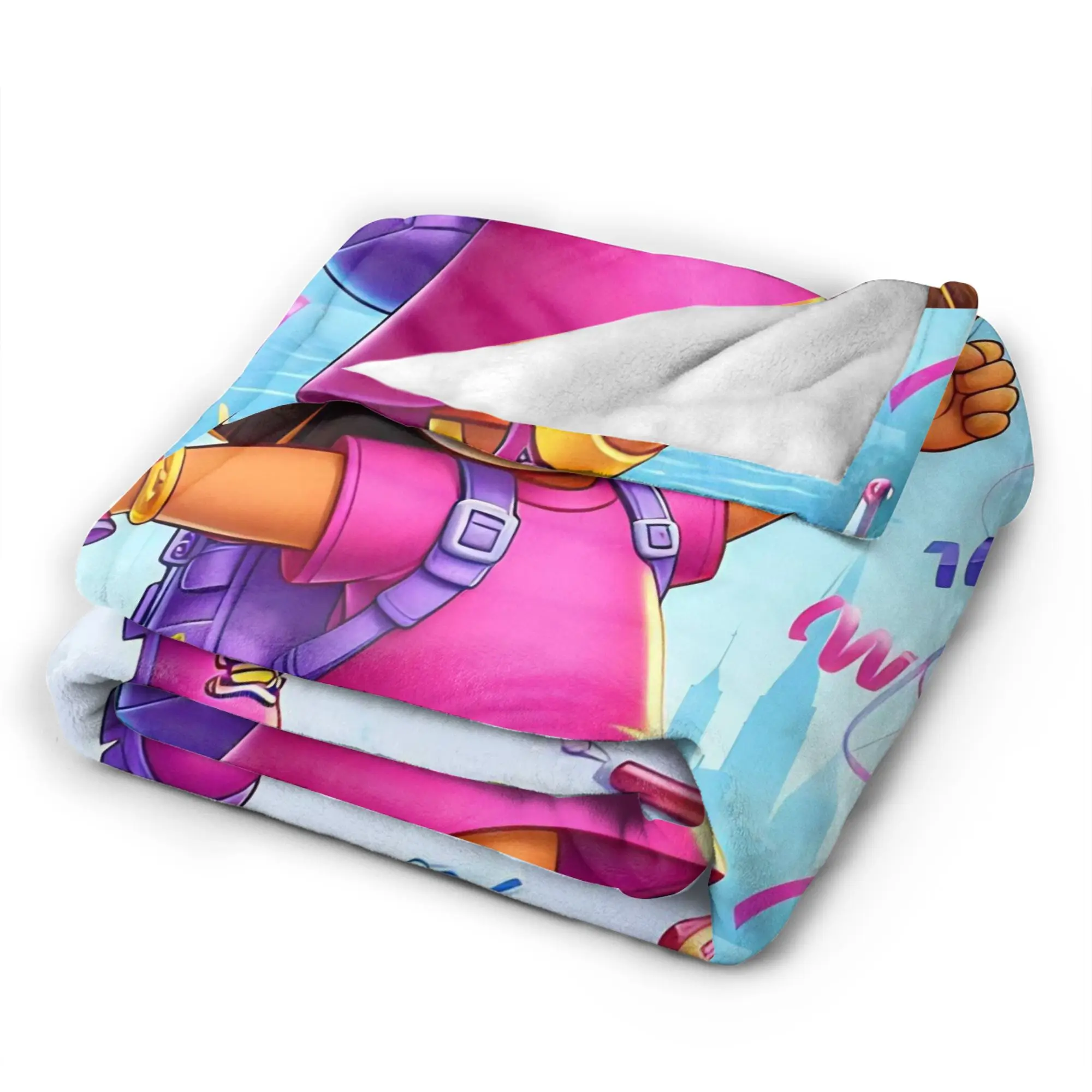 بطانية دافئة طائرة السفر دوراس اكسبلورر رمي بطانية الفانيلا المفرش للأريكة كرسي أريكة سرير الجدة غطاء سرير أريكة #5