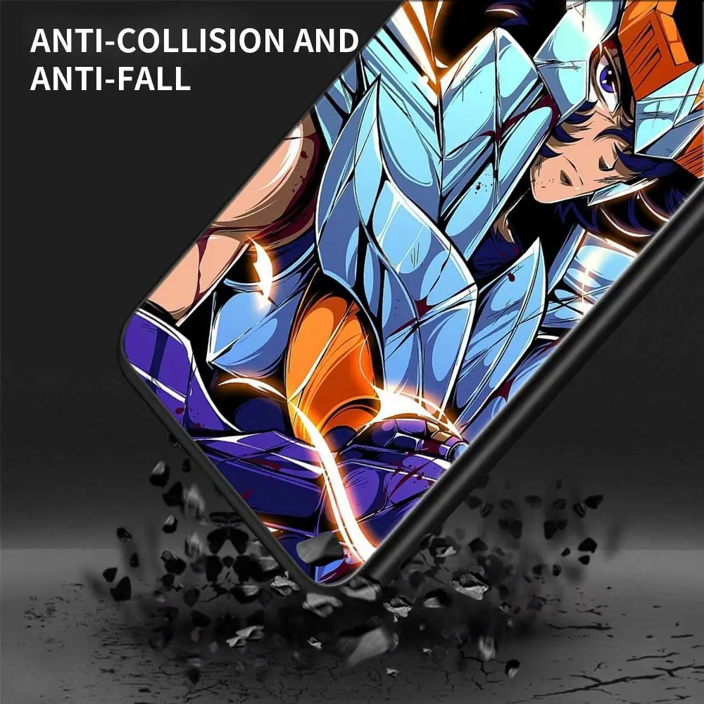 Anime Saint Seiya Cases For Galaxy A52 Funda Samsung A52s A54 A53 A72 A73 A33 A31 A32 A51 A71 A41 Soft Back Cover Pegasus Seiyas