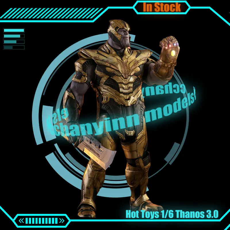 

Original Hottoys 1/6 Thanos Action Figure The Avengers 4 HT Thanos 3.0 MMS529 Anime Figure Endgame Model Toy Collection Kid Gift