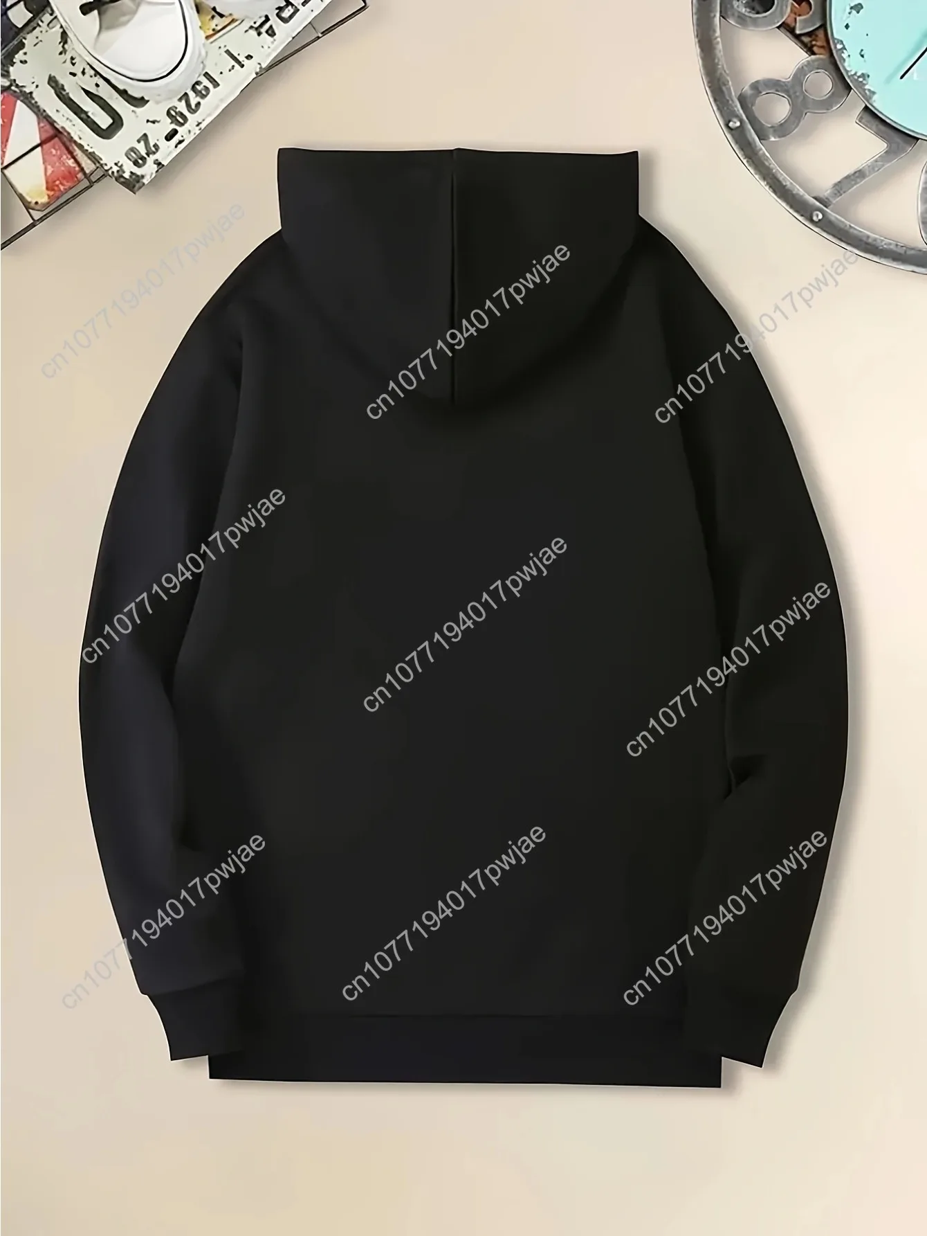 [Sudadera con capucha unisex punk rock] Sudadera con capucha de la banda punk rock - Jersey unisex negro de manga larga con gráfico "MY CHEMICAL ROME" |   Geométrico