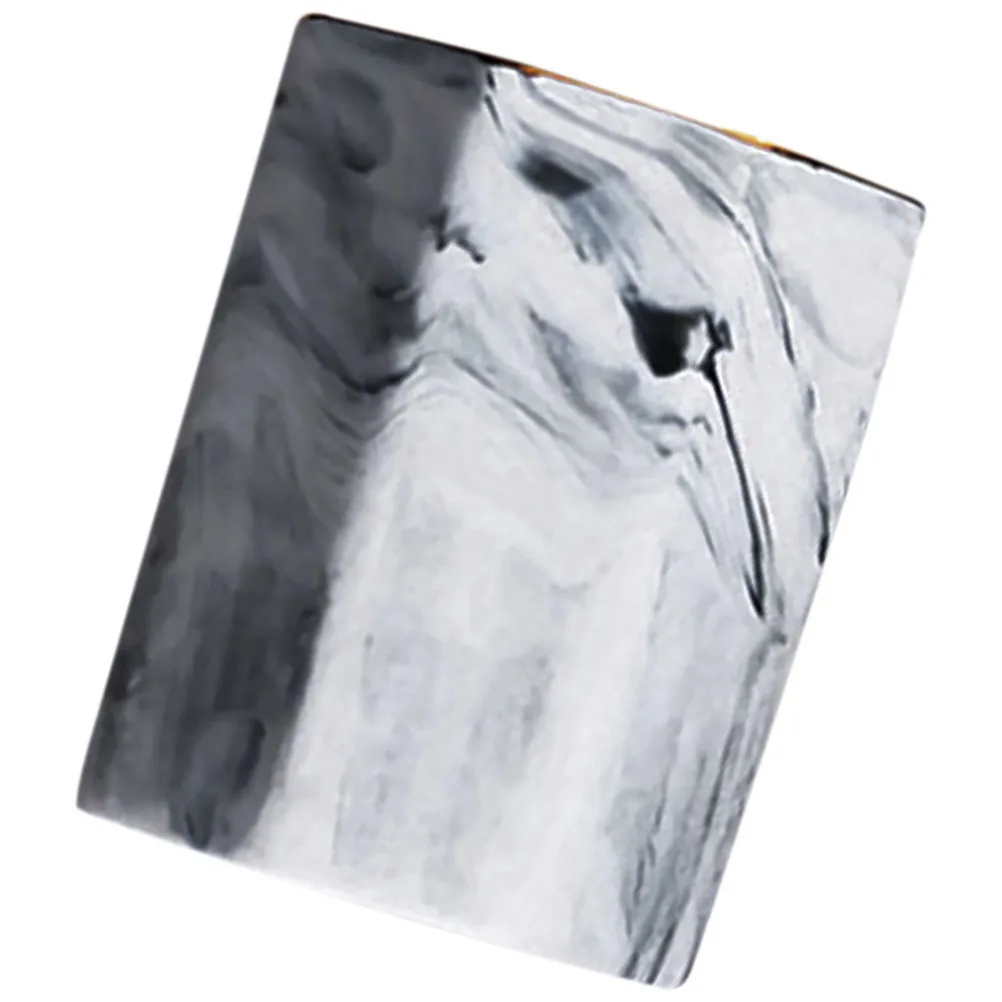 

Ceramic Marble Pattern Brush Holder Makeup Brush Organizer Pen Cup Pencil Holder Desktop Stationery Organizer