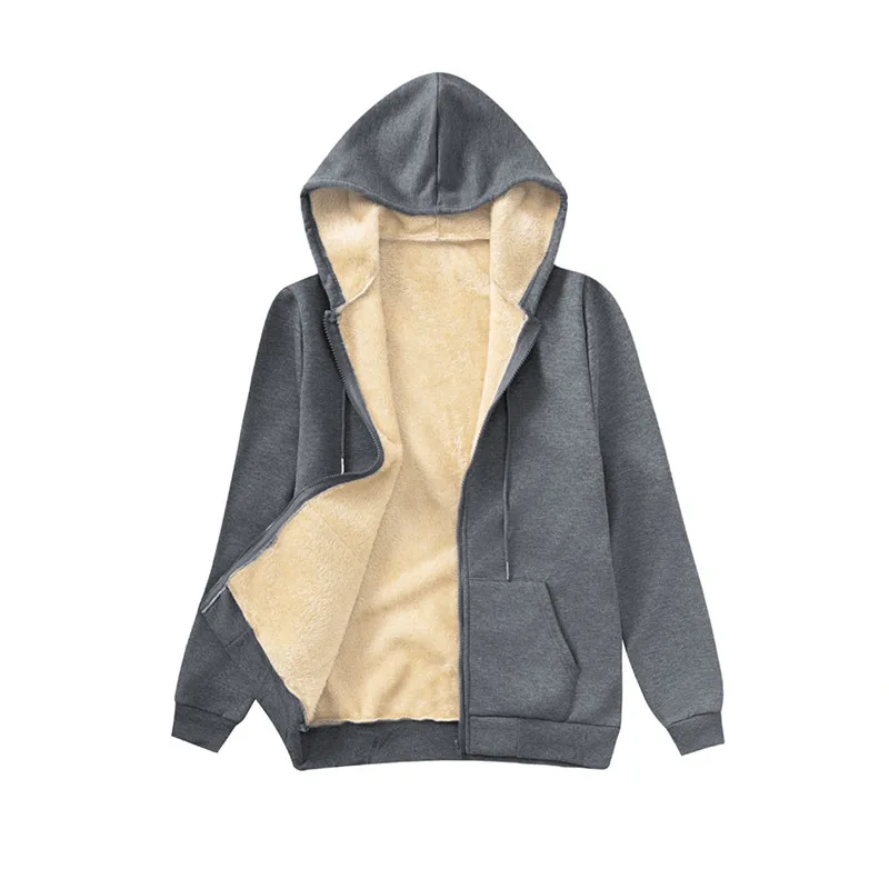 Women's Warm Fleece Lined Hoodie Thick Sherpa Pullover Drawstring Winter Sweatshirt Long Sleeve Multicolor Casual Top