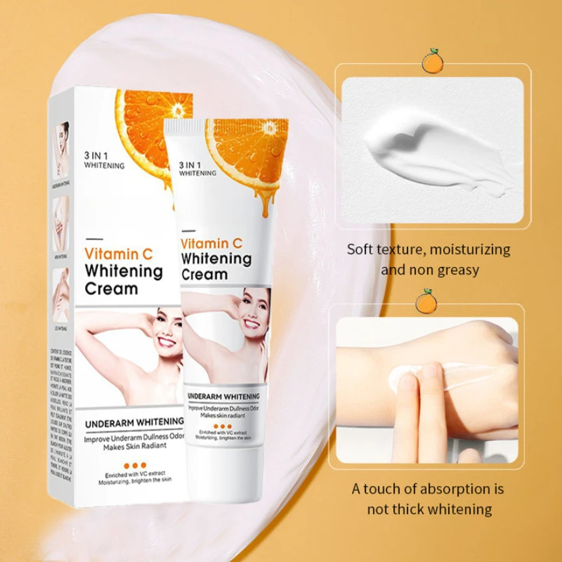 Vitamin C Brightening Cream Underarms Elbows Knees Joints Moisturizing Nourishing Body Bleaching Cream Brightening Skin Care