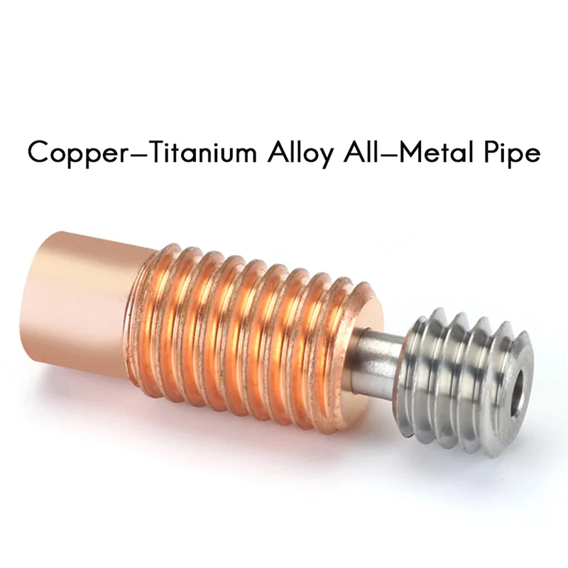 AC57-1Set 3D Printer Parts Prusa MK3S+ Extruder Nozzle Heating Aluminum Fast Hose Kit Replacement High Temperature Resistance