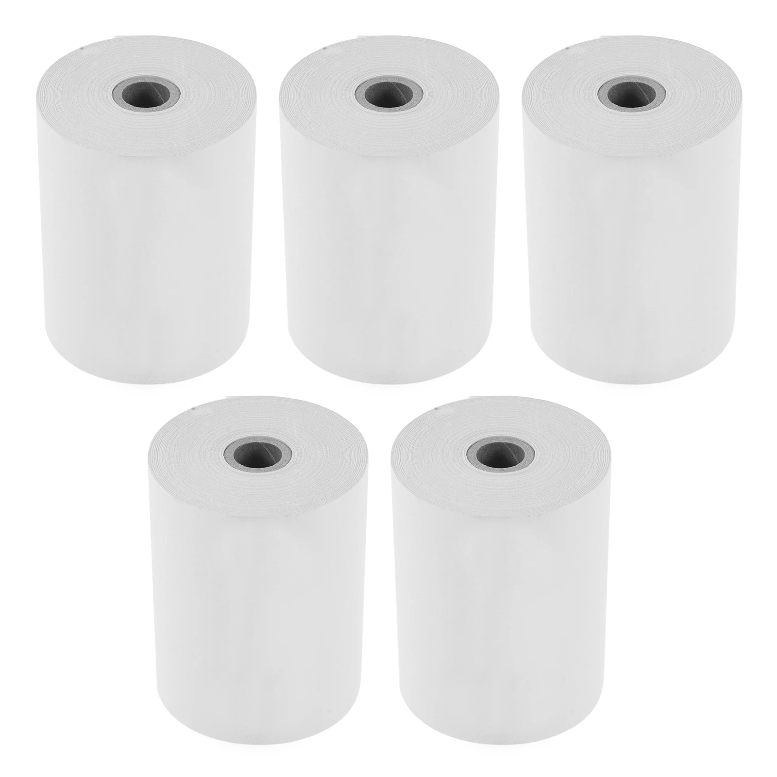 5 Rolls Thermal Paper Convenient Printing Receipt Printer Printable Heat Transfer Credit Card
