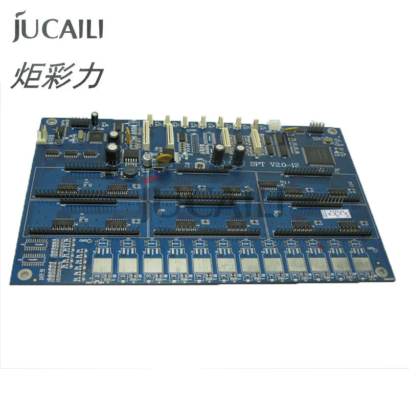 JCL 12 Heads Carriage Board for Seiko SPT 510 1020 Head Board SPT V2.0 V2.01 for Zhongye Infinity Challenger Crystaljet Printer