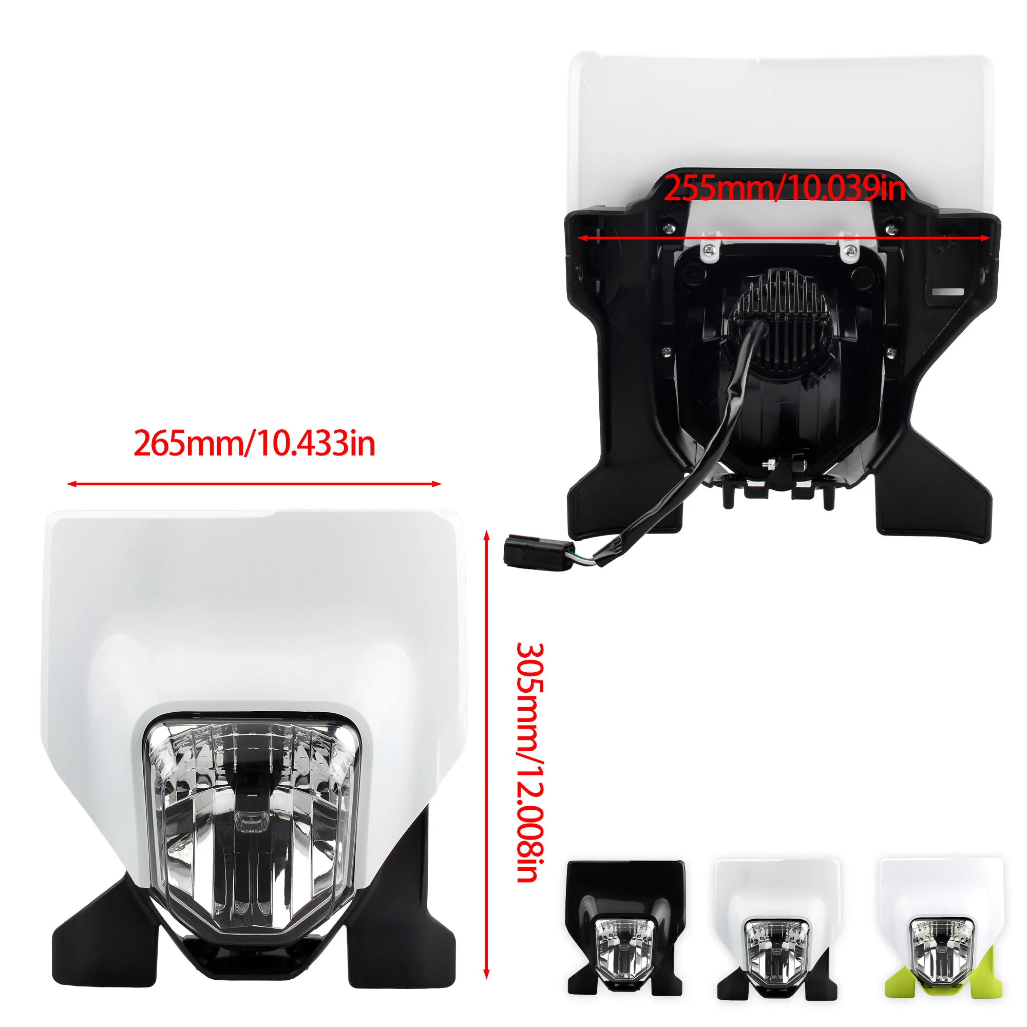 إندورو موتوكروس LED كشافات الفتيل هدية ل Husqvarna 701 TE 250 300 450 FC FE TC 125 300i 2024 دراجة نارية الملحقات