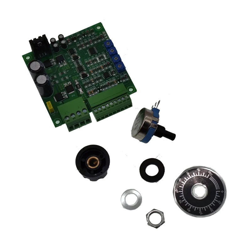 LKRT2410DC Motor Controller 24V 100W 48V 150W PWM(5V) Speed Control with Forward & Reverse 0-10V/0-5V Interface for Electronic P