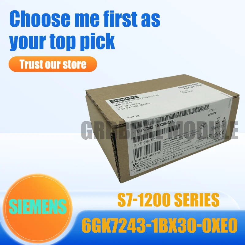 

New Original SIEMENS 6GK7243-1BX30-0XE0 6GK7 243-1BX30-0XE0 S7-1200 Communication Module