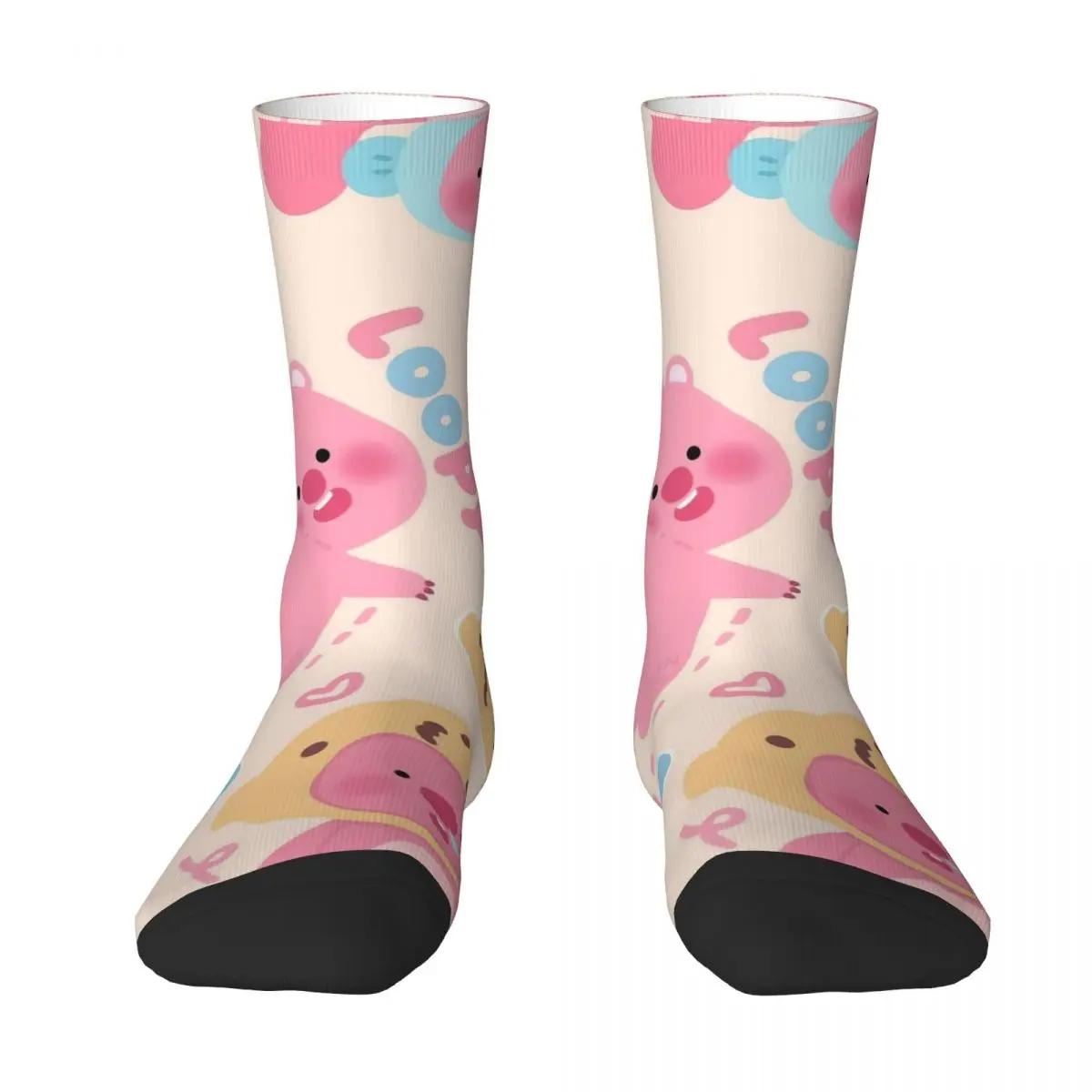 

Happy Funny Men's Socks Harajuku Kawaii Loopy Cartoon Beaver Sock Polyester Cute Sport Women's Socks Spring Summer Autumn Winter