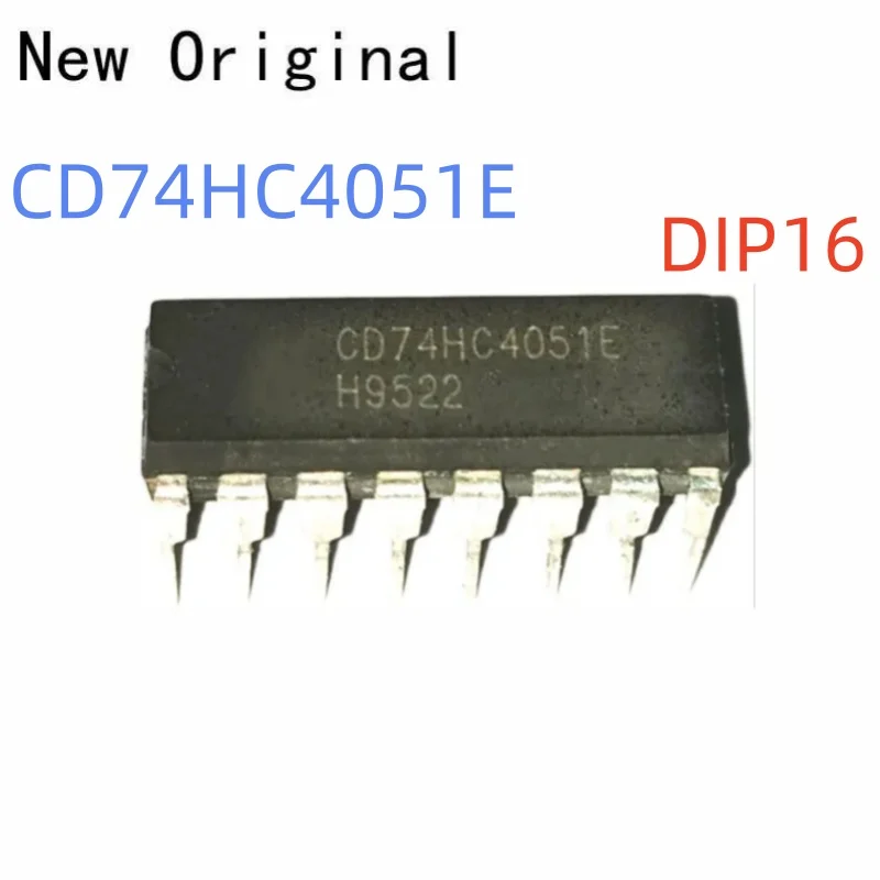 

Cd74Hc4051E Dip16 New and Original High-Speed Cmos Logic Analog Multiplexers/Demultiplexers