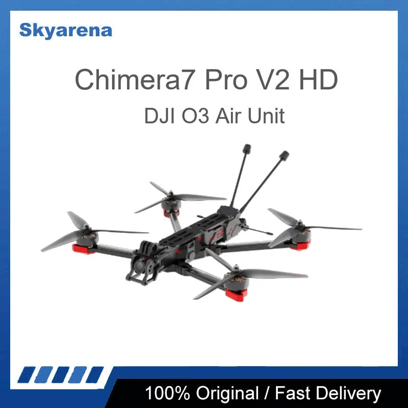 

iFlight Chimera7 Pro V2 HD 7.5inch 6S LR BNF with BLITZ F7 55A Stack / DJI O3 Air Unit for DJI Goggles 2